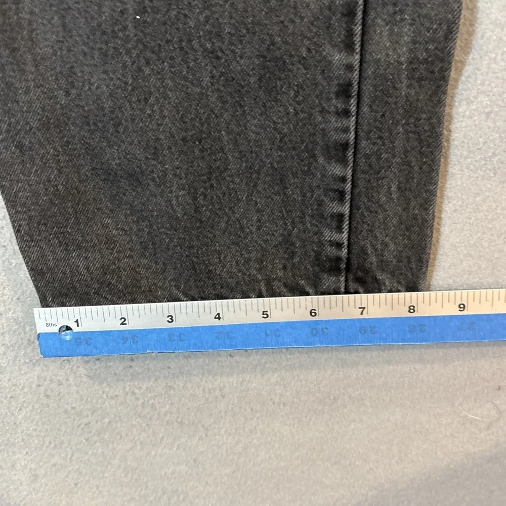 Vtg 90s Levis 550 Orange Tab Mens 36x36 Faded Relaxed Fit‎ Denim Jeans Black USA